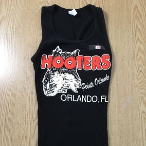 B64 #31 Hooters Girl Ribbed Tank Top from Orlando Florida Cotton Stretchy Small